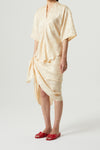 SAMUEL GUI YANG Silk jacquard skirt SK01-2